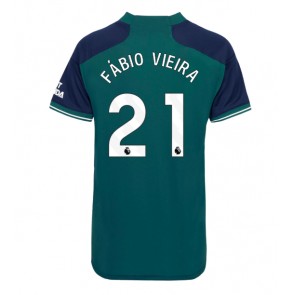 Arsenal Fabio Vieira #21 Replika Tredjetrøje Dame 2023-24 Kortærmet